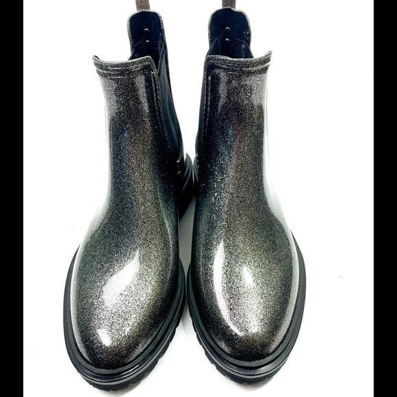 Michael Kors Tiptop Glitter Rain Boots - Picture 3 of 9